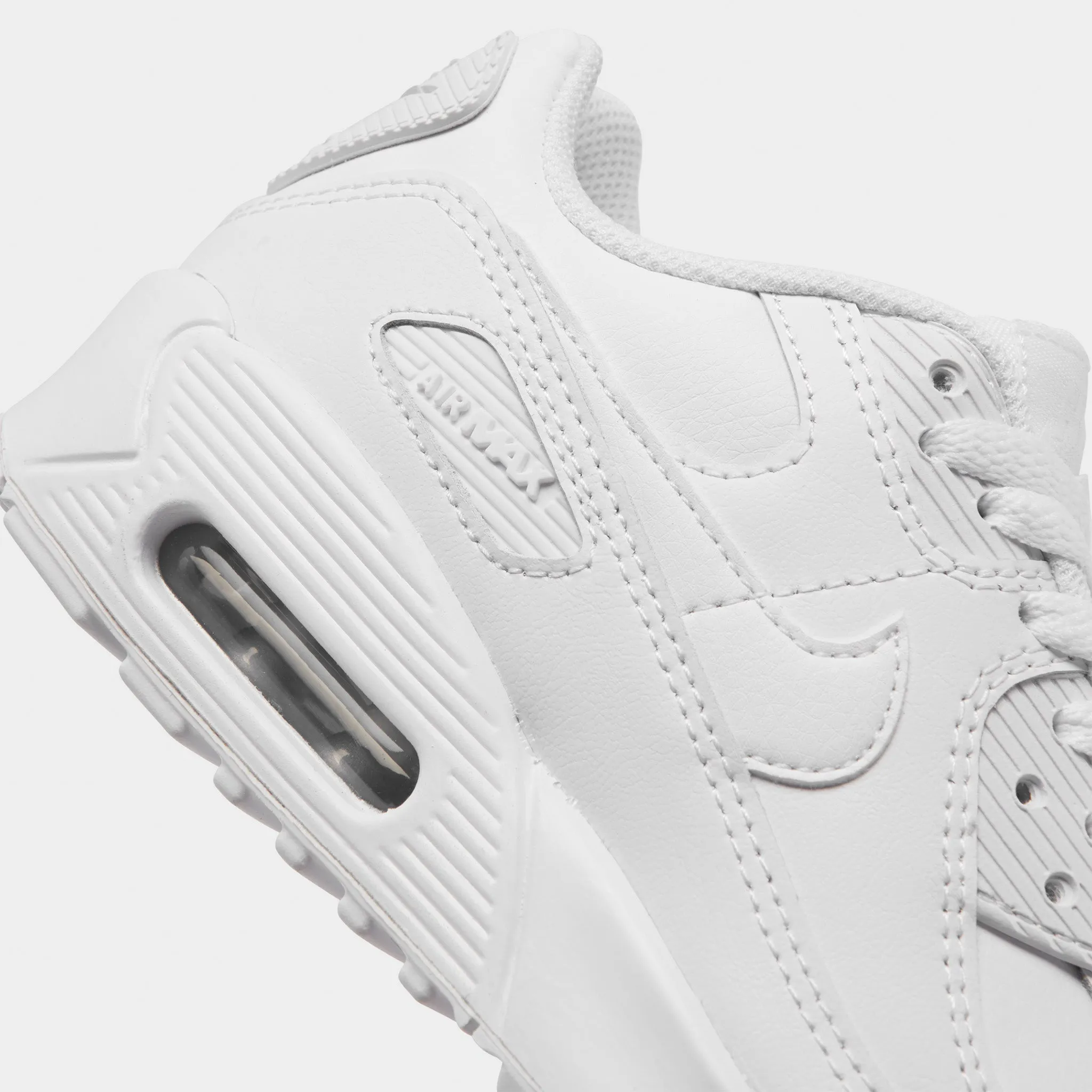 Pull Tab Every Season Nike Air Max 90 LTR GS White / White - Metallic Silver