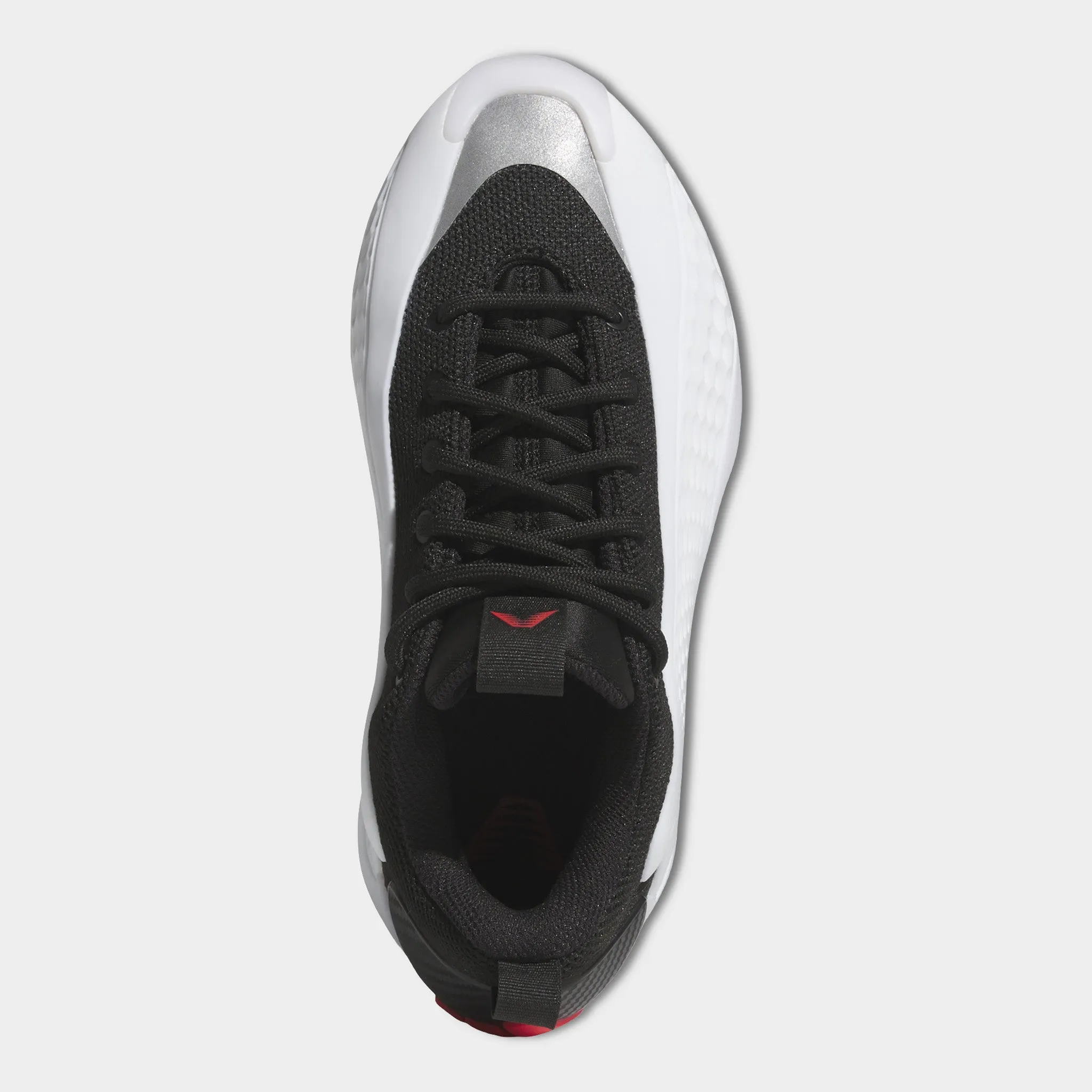 Light Step Breathable Material adidas Juniors' Anthony Edwards 1 Low White / Black - Red