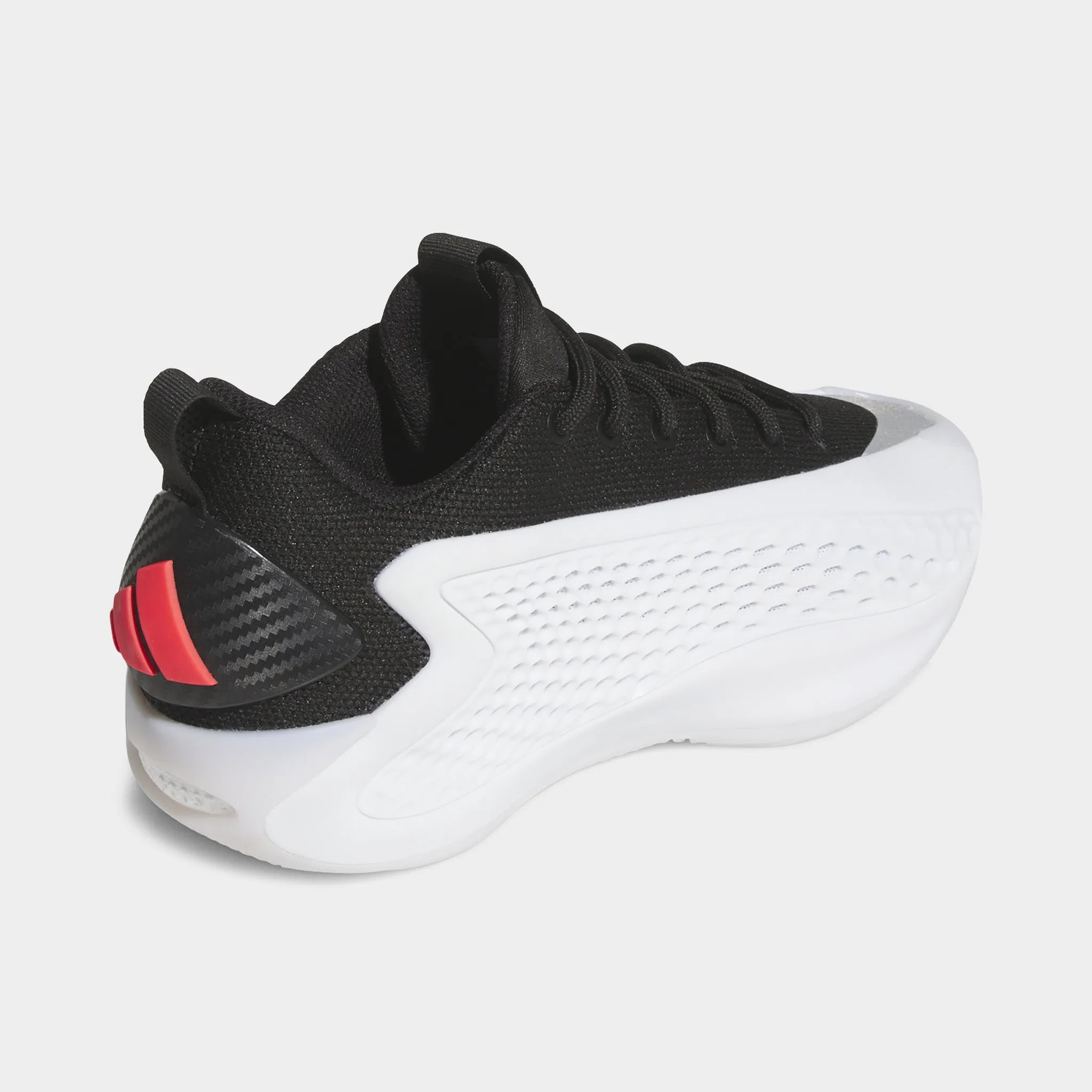 adidas Juniors' Anthony Edwards 1 Low White / Black - Red Any Path Comfort Step