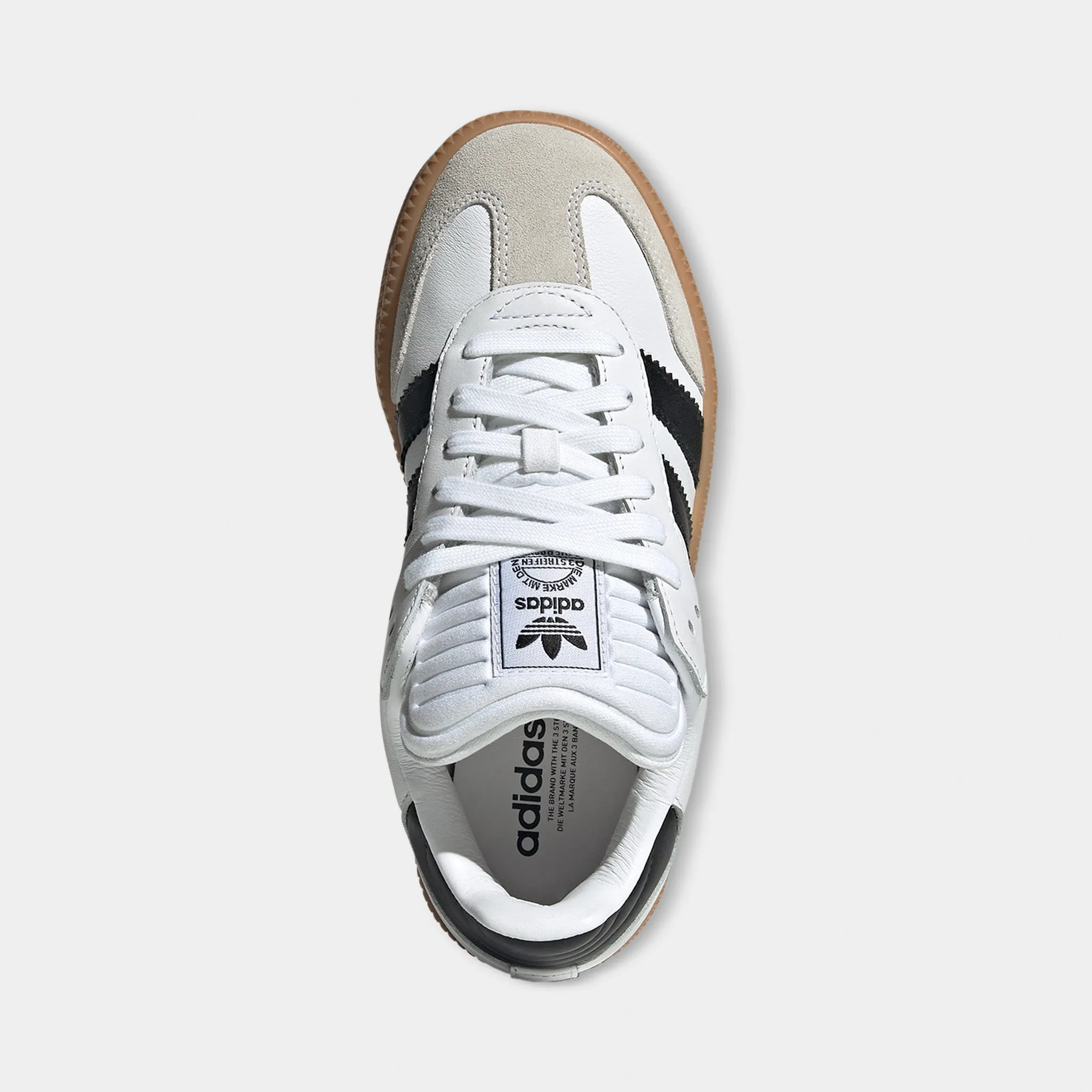 adidas Juniors' Samba XLG White / Black - Gum Supportive