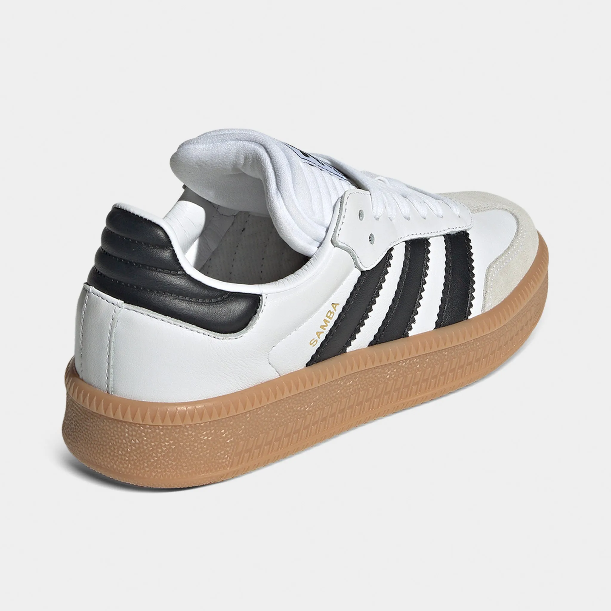 Moon Tone orthopedic adidas Juniors' Samba XLG White / Black - Gum
