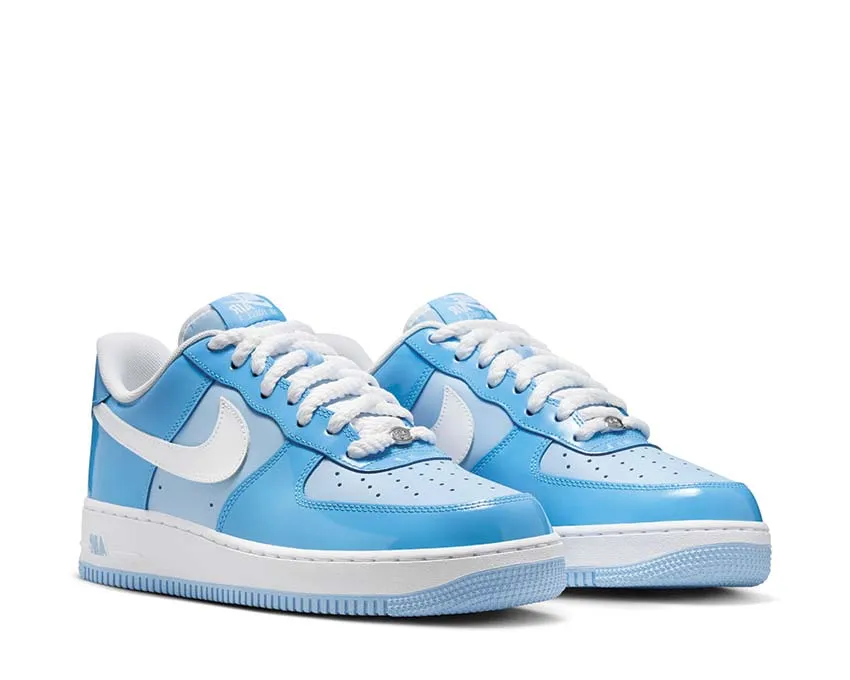 Nike Air Force 1 '07 LV8 "Patent Psychic Blue" Outdoor Style