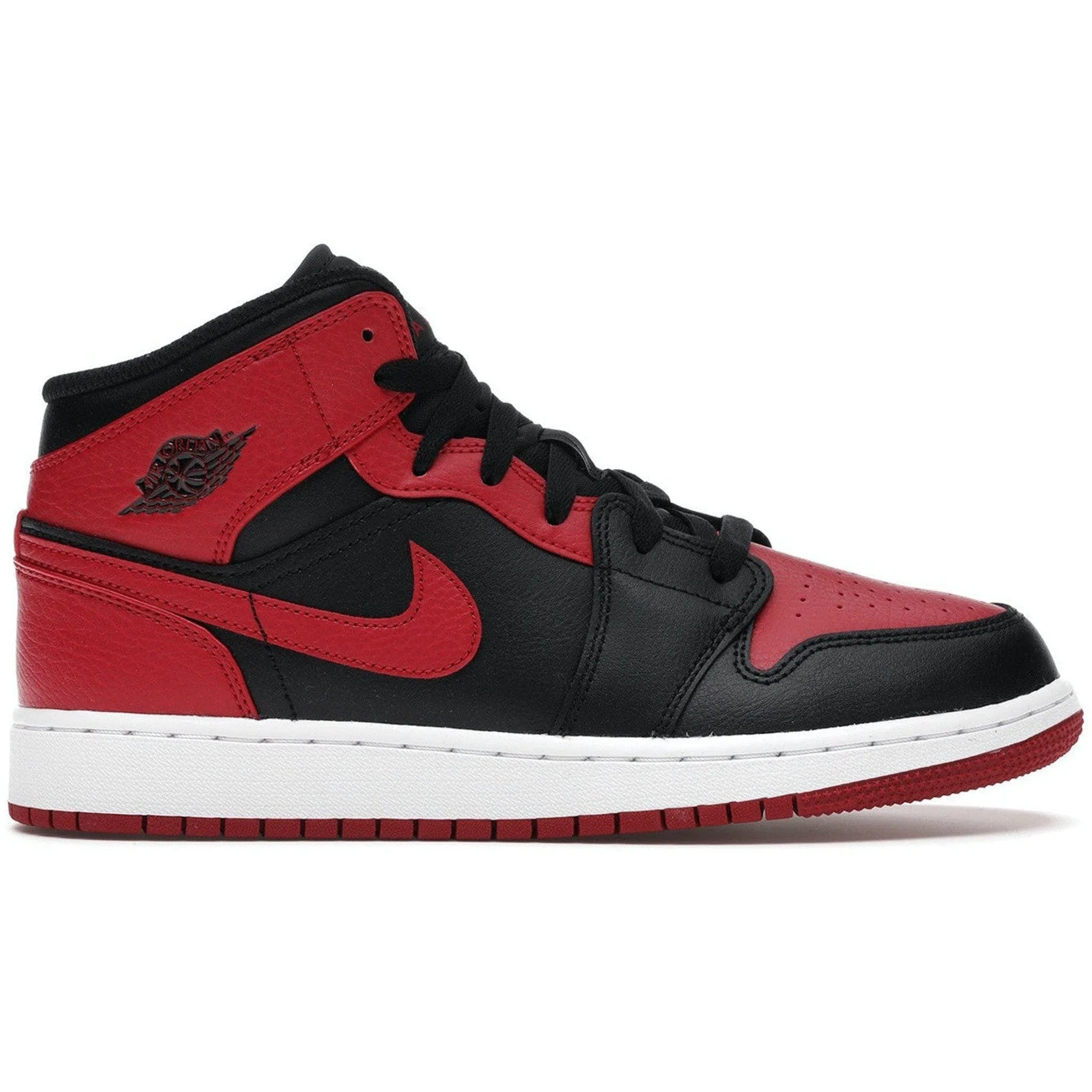 Street Casual Ergonomic Fit Jordan 1 Mid Banned (2020) (GS)