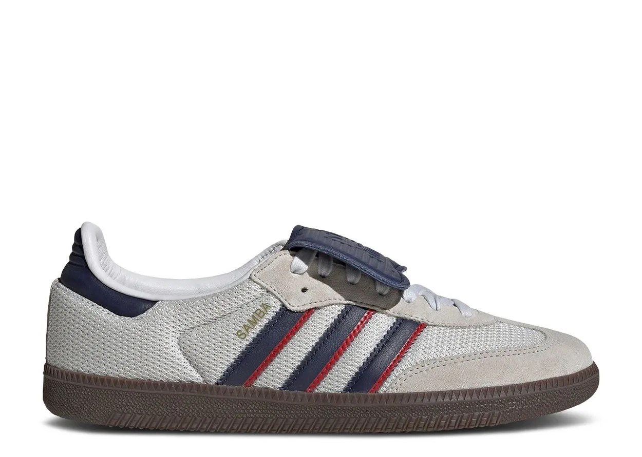 Adidas Samba LT Crystal White Dark Blue Port Path