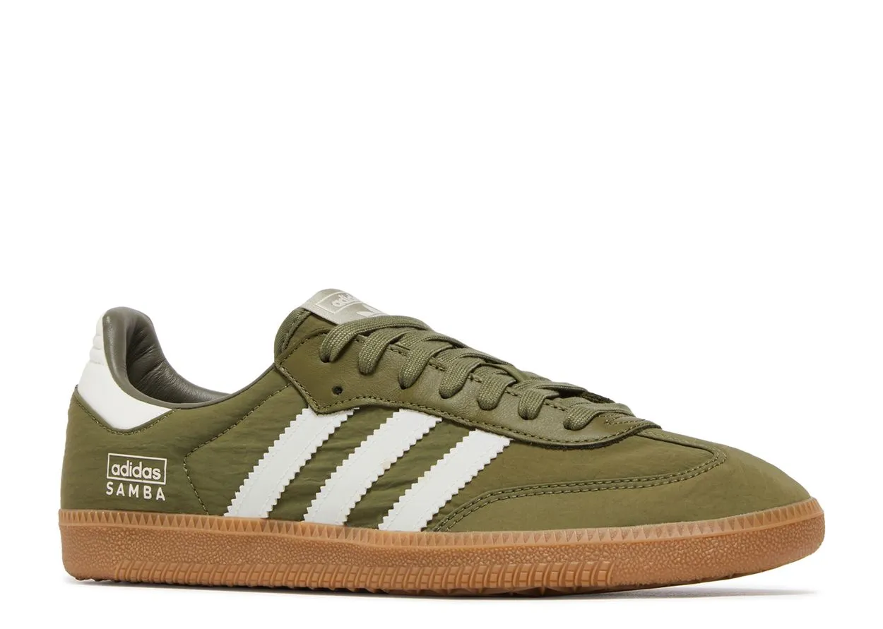 Adidas Samba OG Focus Olive Gum Pace Ready Quick Step