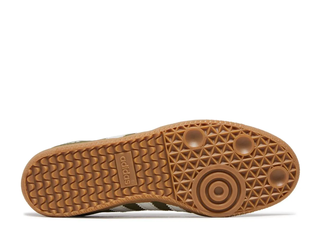 Adidas Samba OG Focus Olive Gum Lightweight Feel Cushioned Midsole