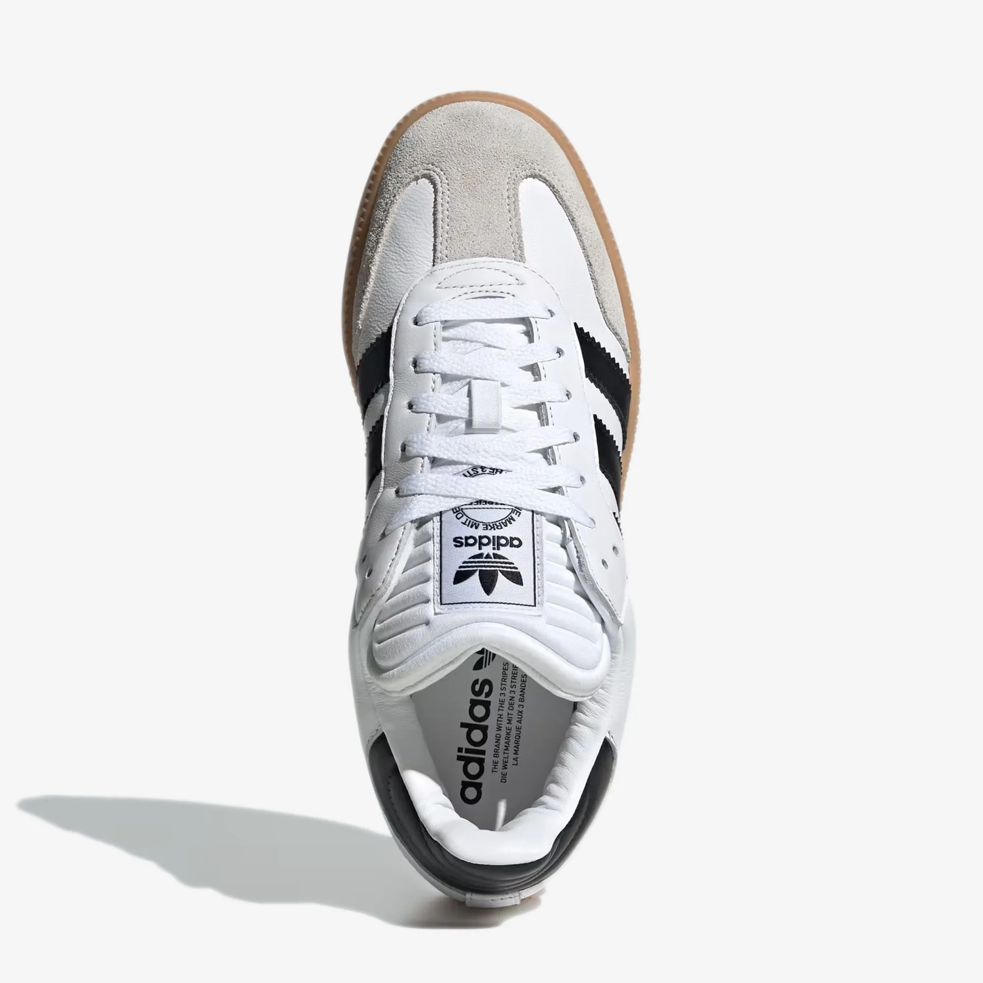 Bend Hike ADIDAS ORIGINALS | SAMBA XLG { BLACK/WHITE/GUM