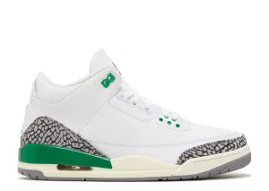 Air Jordan 3 Retro Lucky Green Pose Time