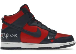 Nike SB Dunk High Supreme By Any Means Navy Unisex Comfort Everyday Look