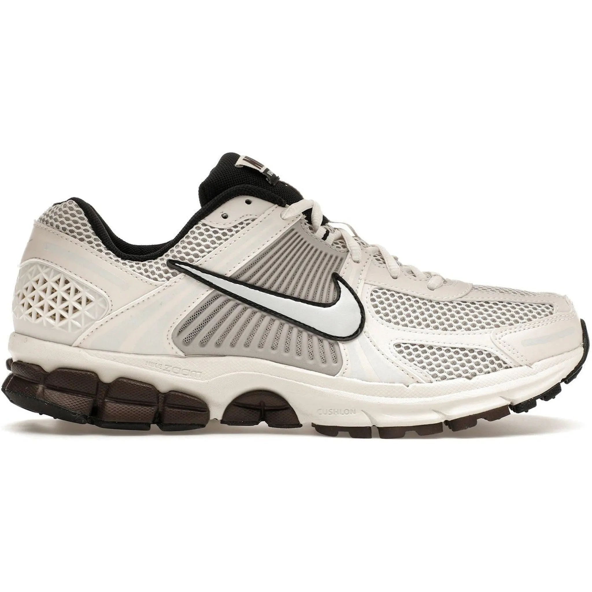 Nike Zoom Vomero 5 Phantom Light Iron Ore (Women's) running in a funicular area shoes