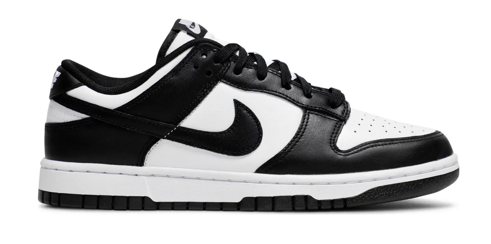 NIKE DUNK LOW BLACK WHITE (M) (2021) Clean Fit