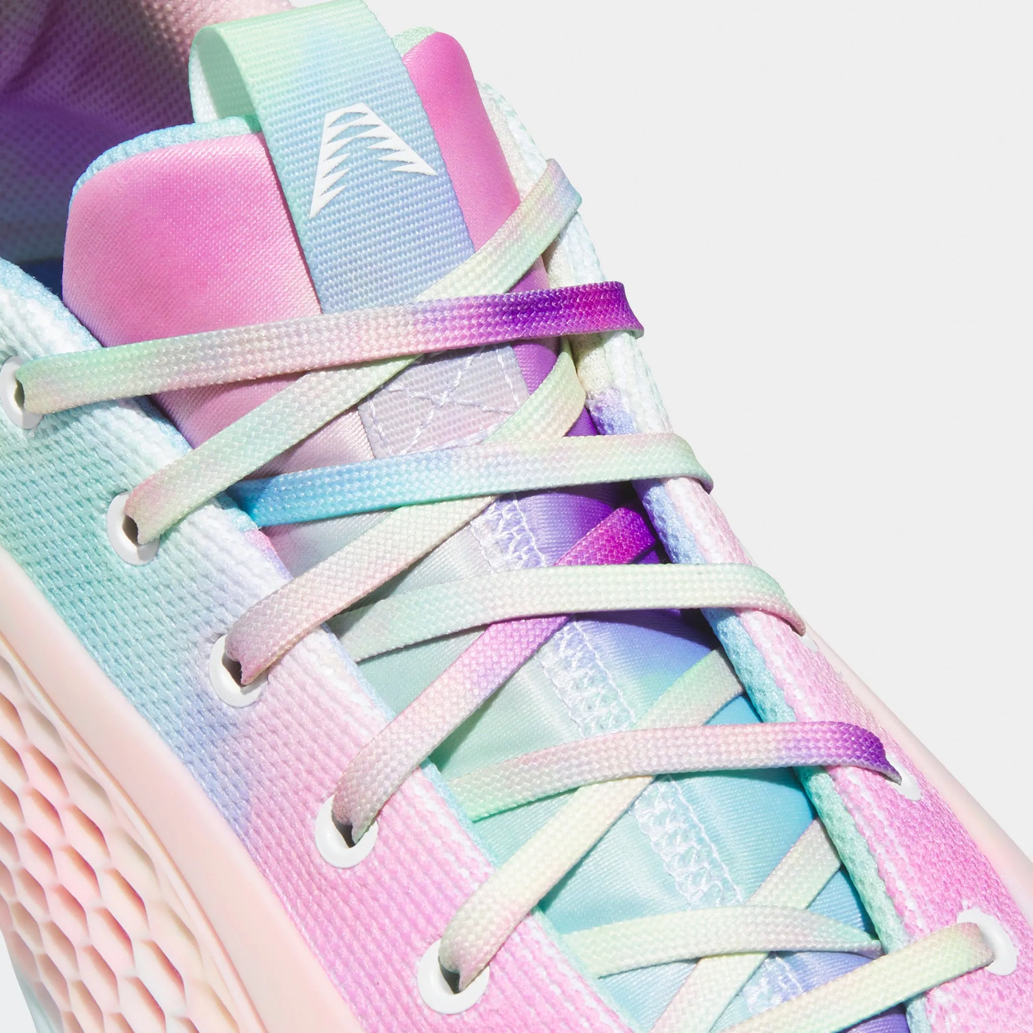 Quick Flow Denim Cool adidas Anthony Edwards 1 Low Cloud White / Acid Orange - Bliss Pink