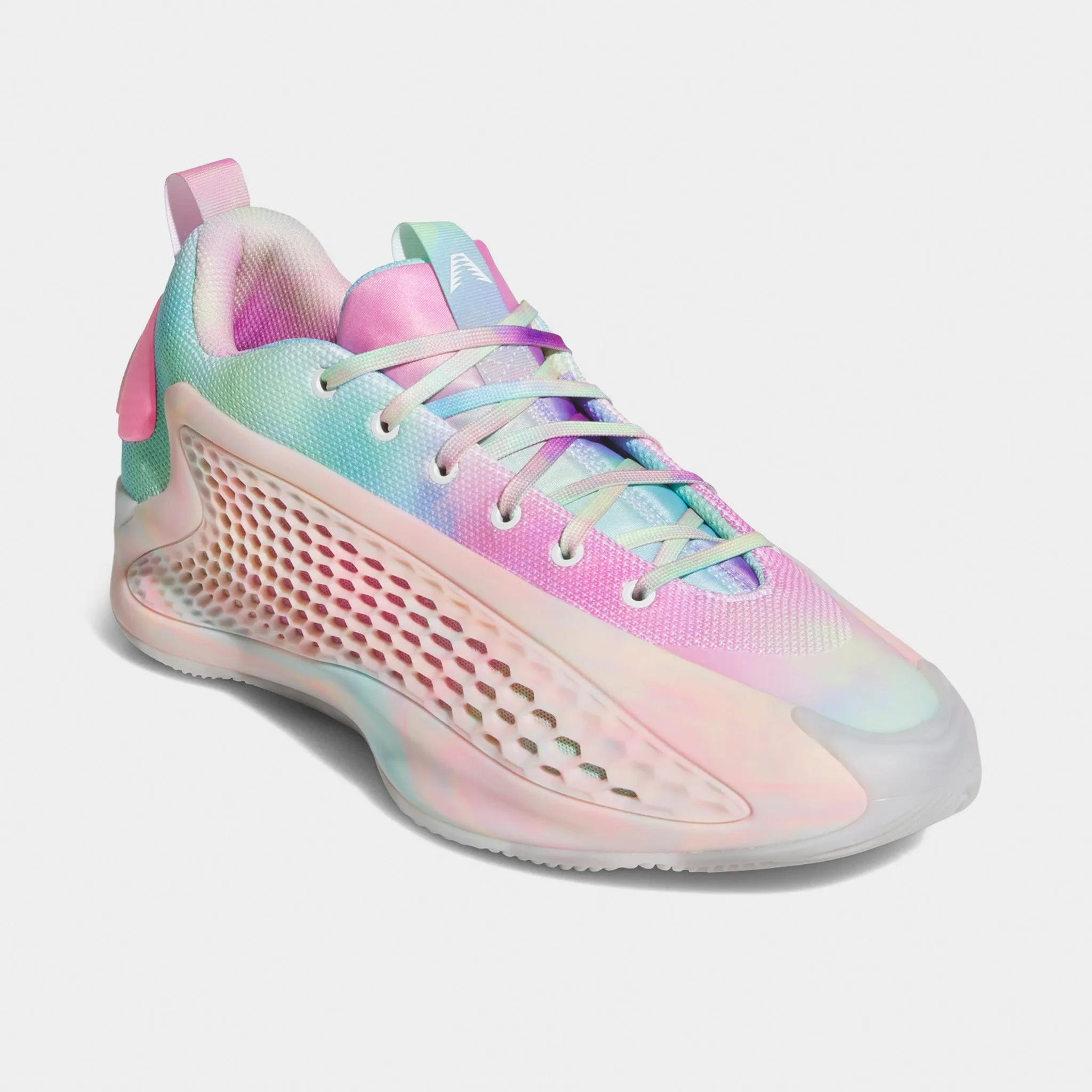 adidas Anthony Edwards 1 Low Cloud White / Acid Orange - Bliss Pink Bold Tone Season Ease