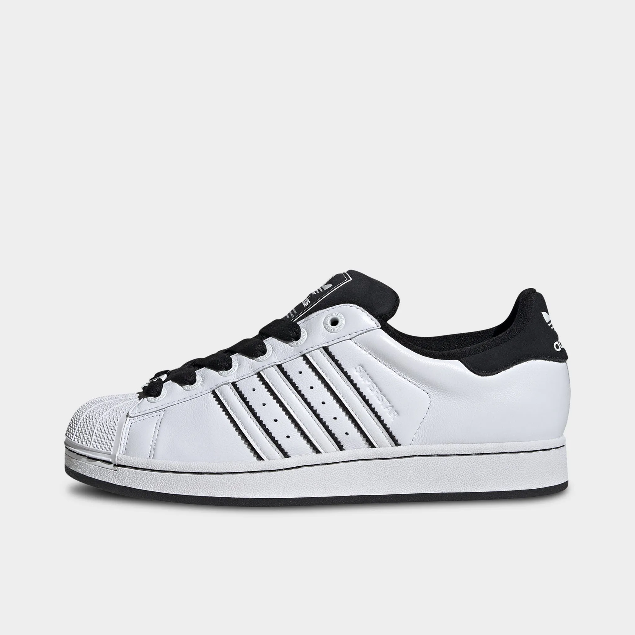 adidas Superstar II White / Black - White Strap Mode ergonomic