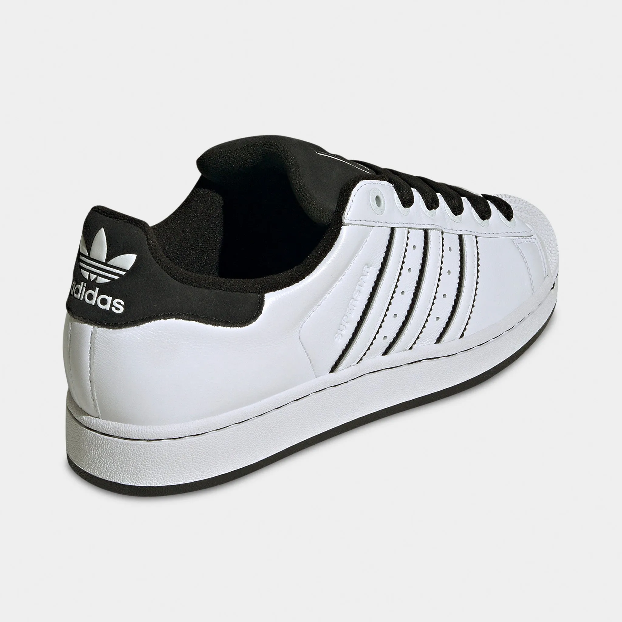 adidas Superstar II White / Black - White Padded collar Work