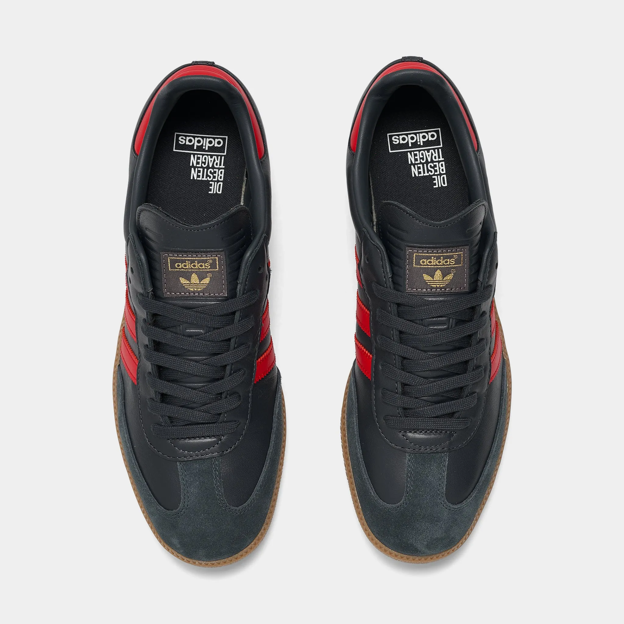 Brave Walk adidas Samba OG Carbon / Better Scarlet - Gum