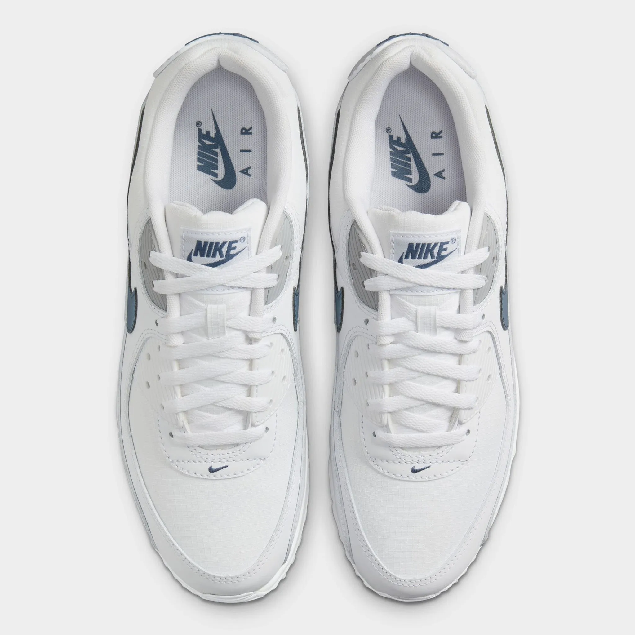 Stable Stride Nike Air Max 90 White / Diffused Blue - Wolf Grey