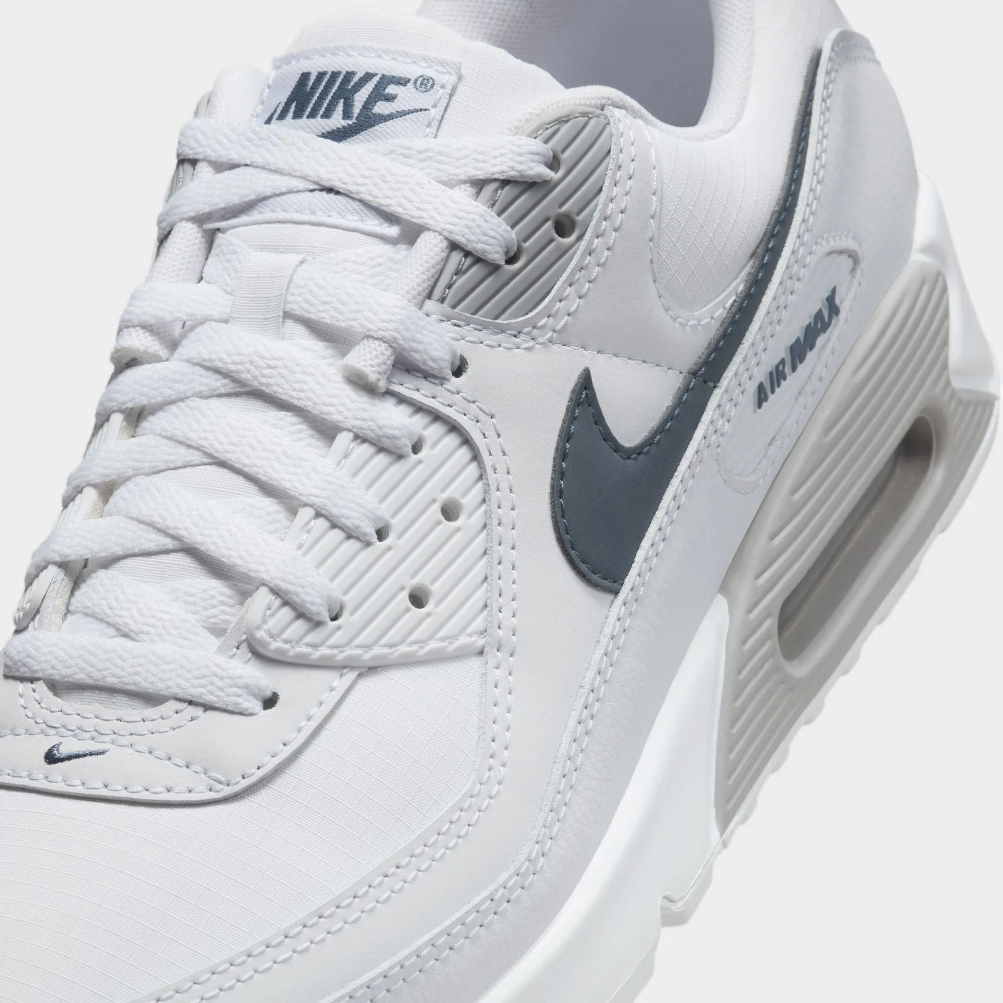 Fresh Vibes Youth Vibe Nike Air Max 90 White / Diffused Blue - Wolf Grey