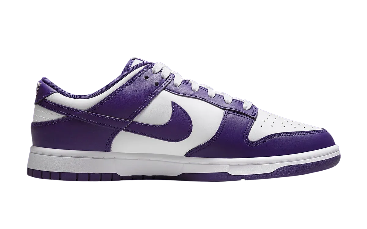 NIKE DUNK LOW CHAMPIONSHIP COURT PURPLE Travel Choice Cool Comfort