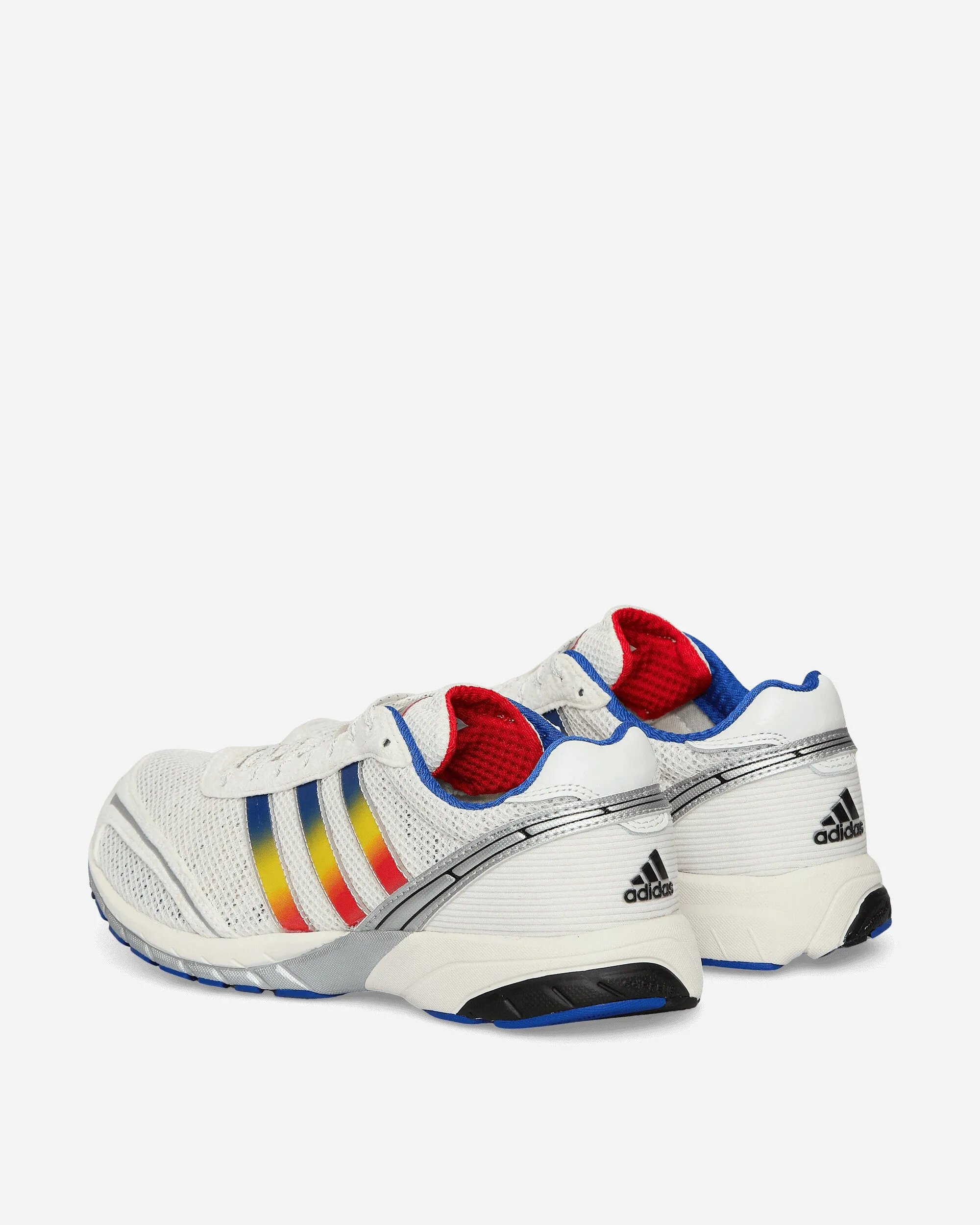 Women's Adizero Adios OG Sneakers Core White / Royal Blue / Yellow Air Dry Rapid pace