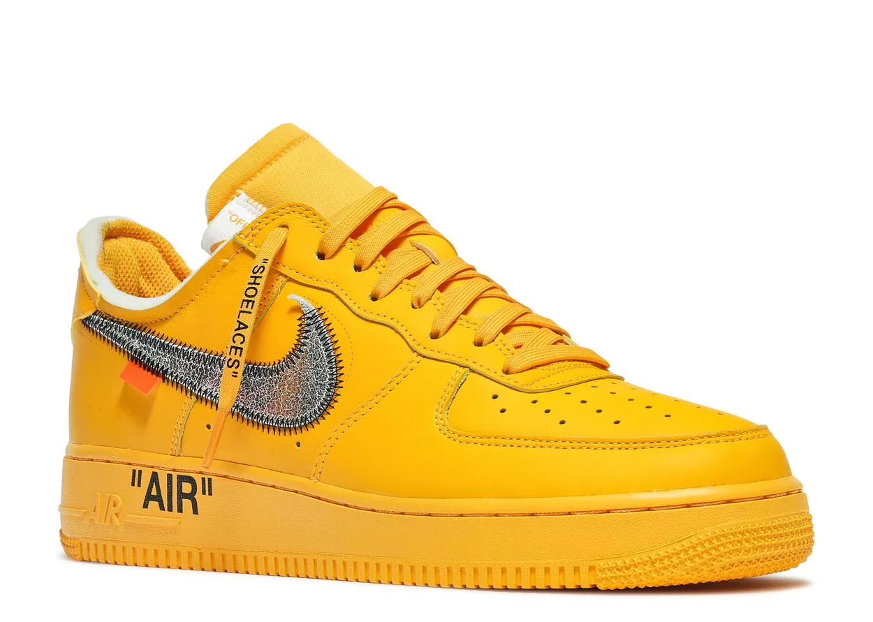 Urban Goer No Bulk Nike Air Force 1 Low Off-White ICA University Gold