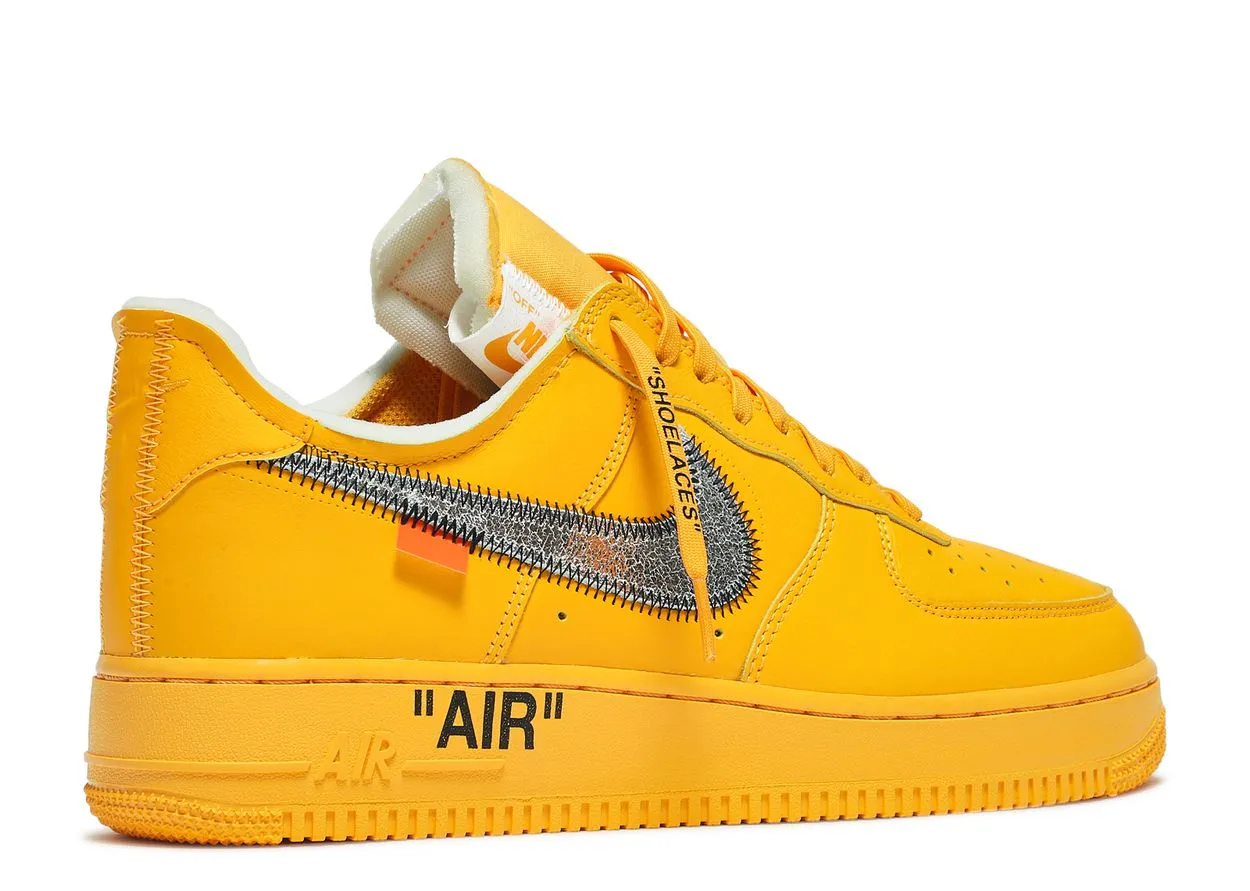 Street Proof Nike Air Force 1 Low Off-White ICA University Gold