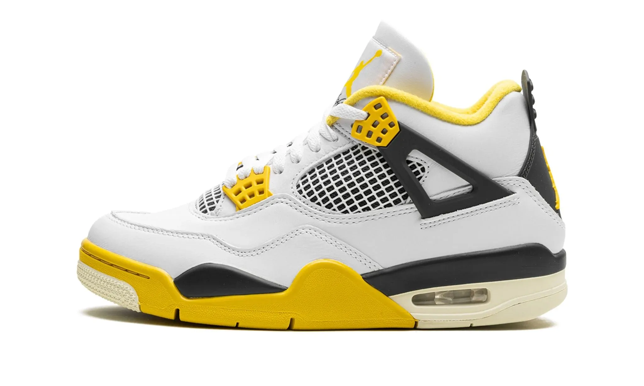 Bounce Step Walkable Comfort Wmns Air Jordan 4 Retro 'Vivid Sulfur'