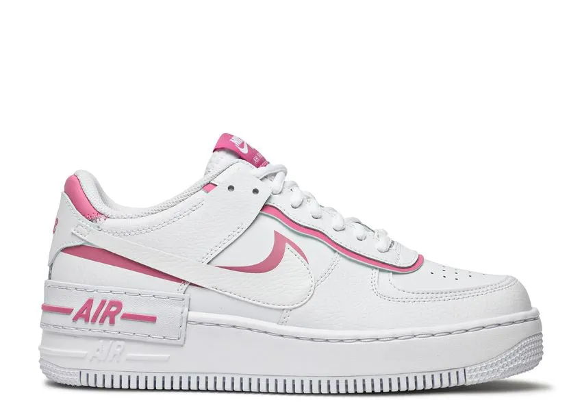 Outfit Friendly Leather Upper Nike Air Force 1 Low Shadow White Magic Flamingo