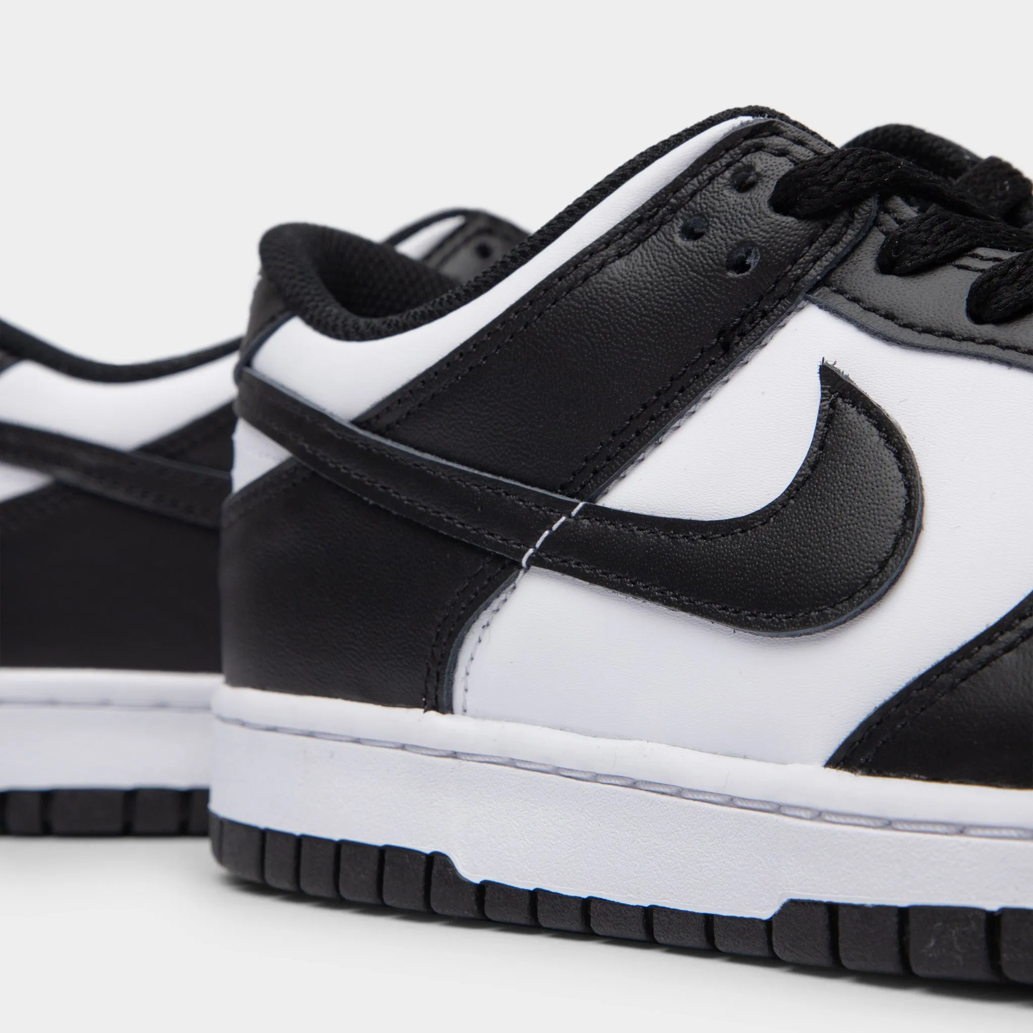 Nike Dunk Low GS White / Black - White Handmade Craft Breathable   mesh