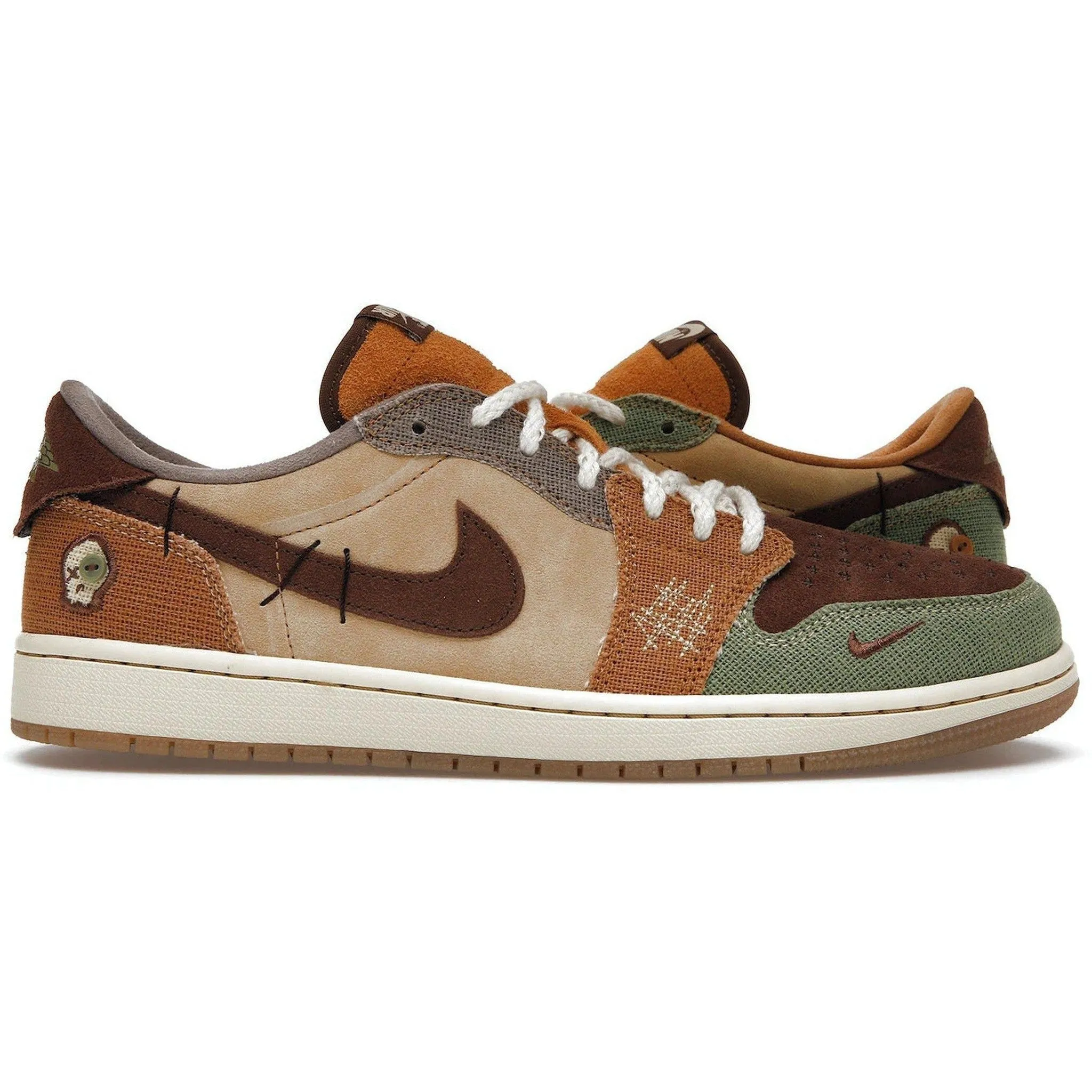 Jordan 1 Retro Low OG Zion Williamson Voodoo Practical Style School Style