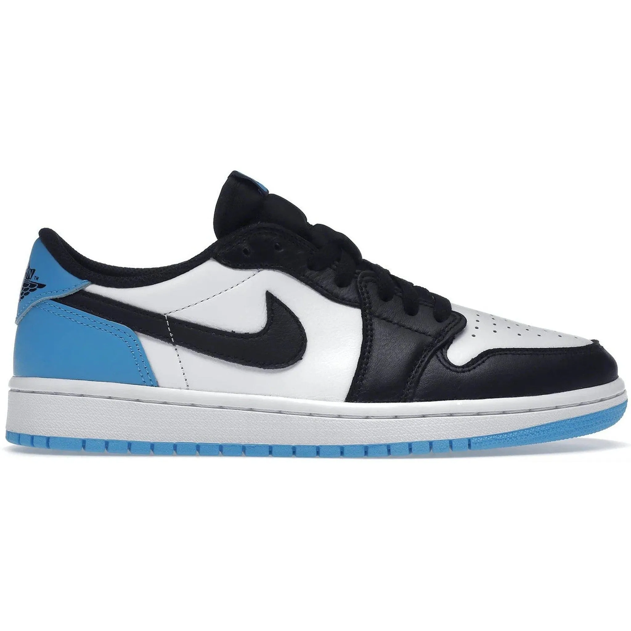 Jordan 1 Low OG Black Dark Powder Blue (W) Warm Keep