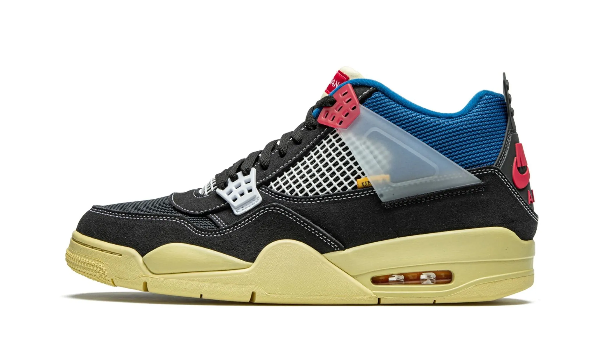Stair Step Lounge Mode Union La X Air Jordan 4 Retro Off Noir