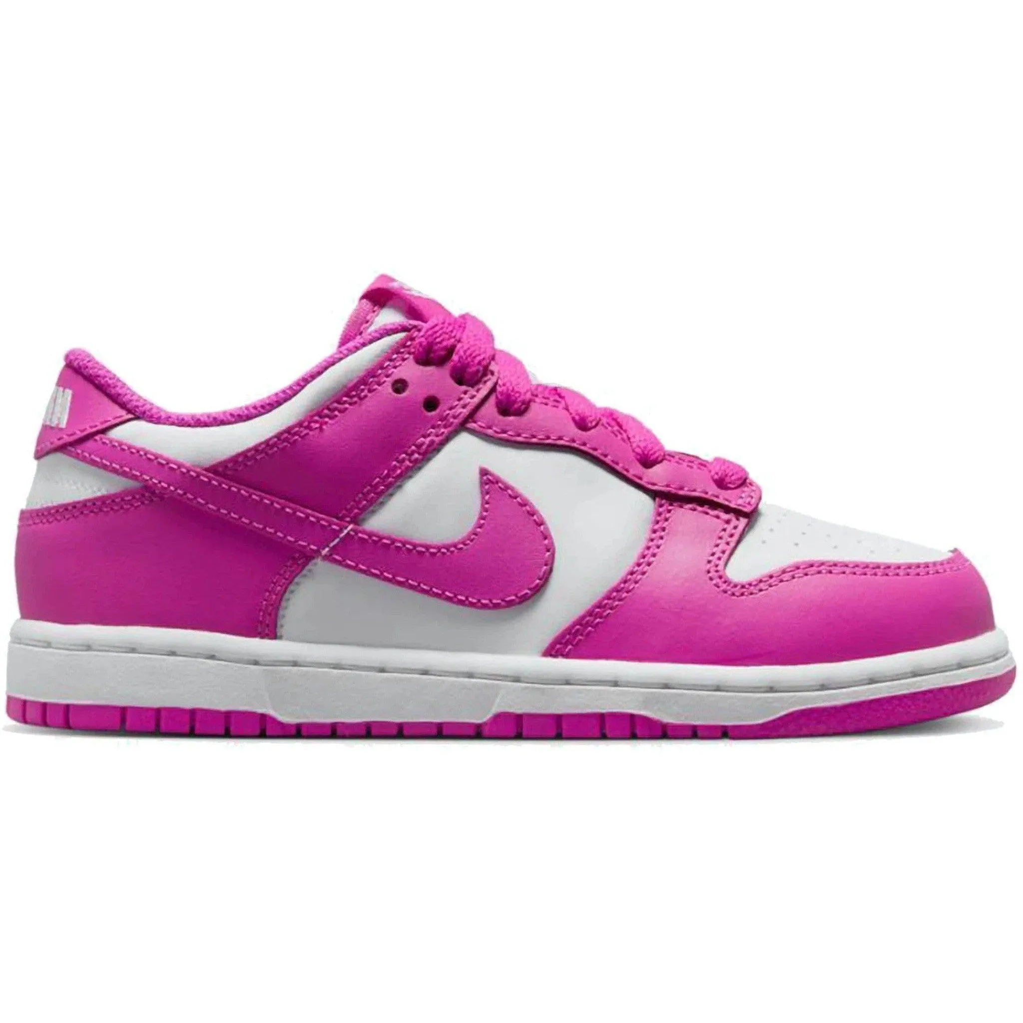 Cushioned Step Freedom Fit Nike Dunk Low Active Fuchsia (PS)