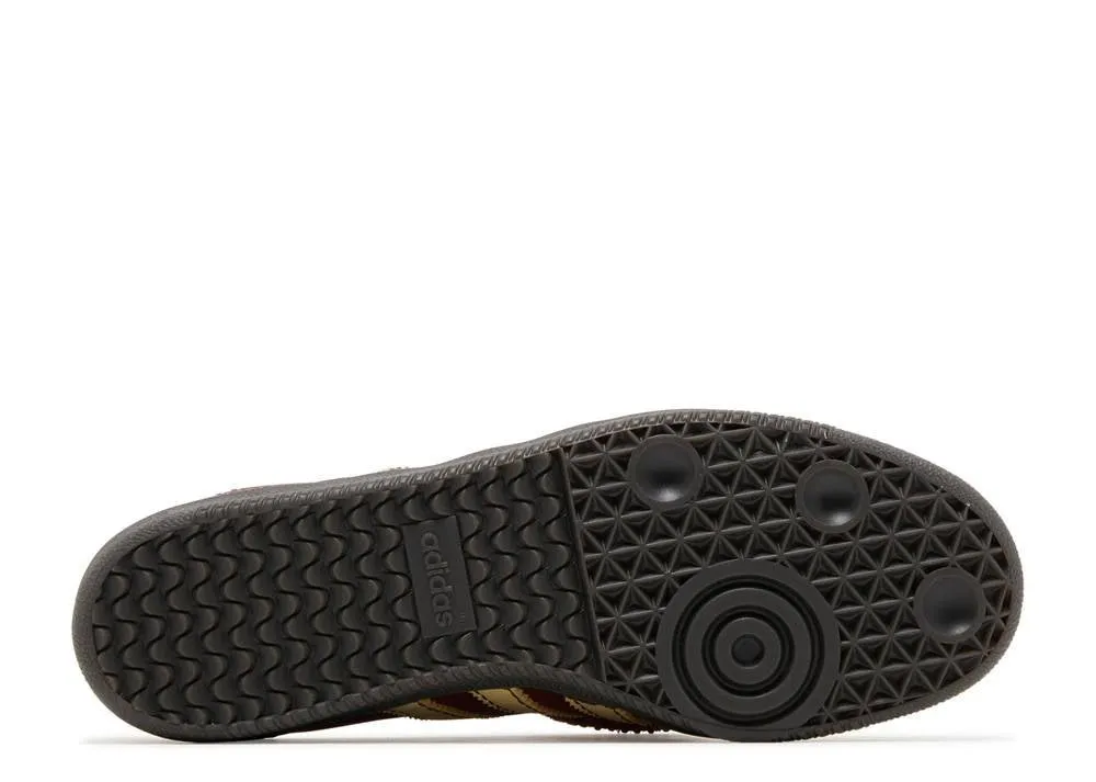 Slip   On Adidas Samba Nylon Wales Bonner Fox Brown