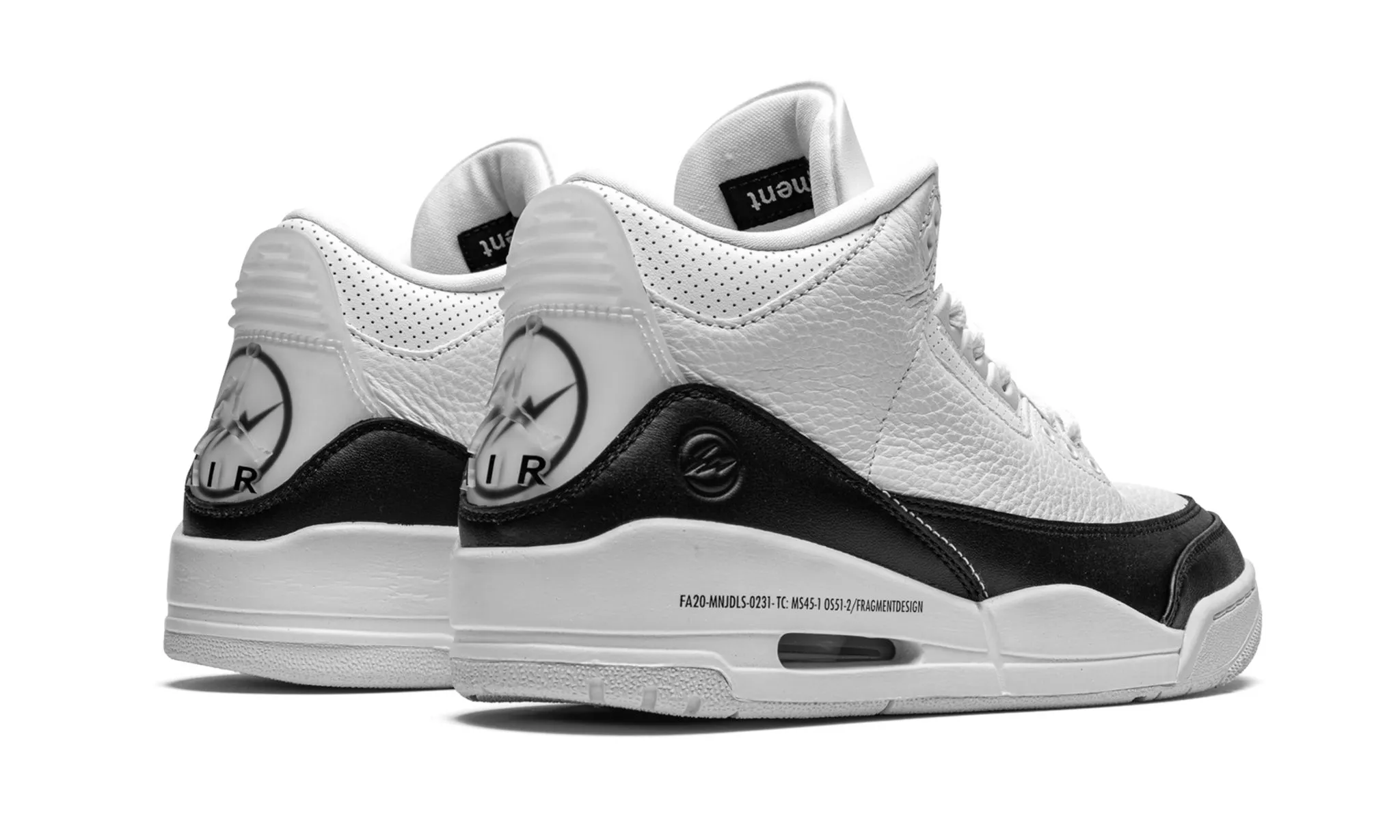 Fragment Design X Air Jordan 3 Retro Sp White Trend Fit