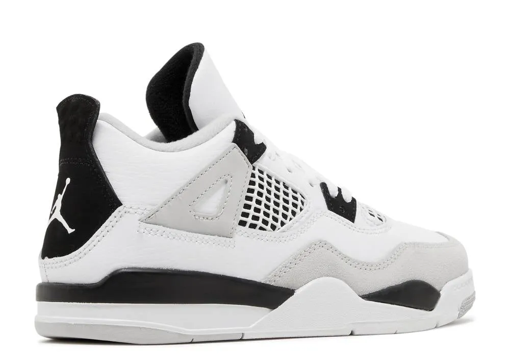 Air Jordan 4 Military Black (PS) Street Scene