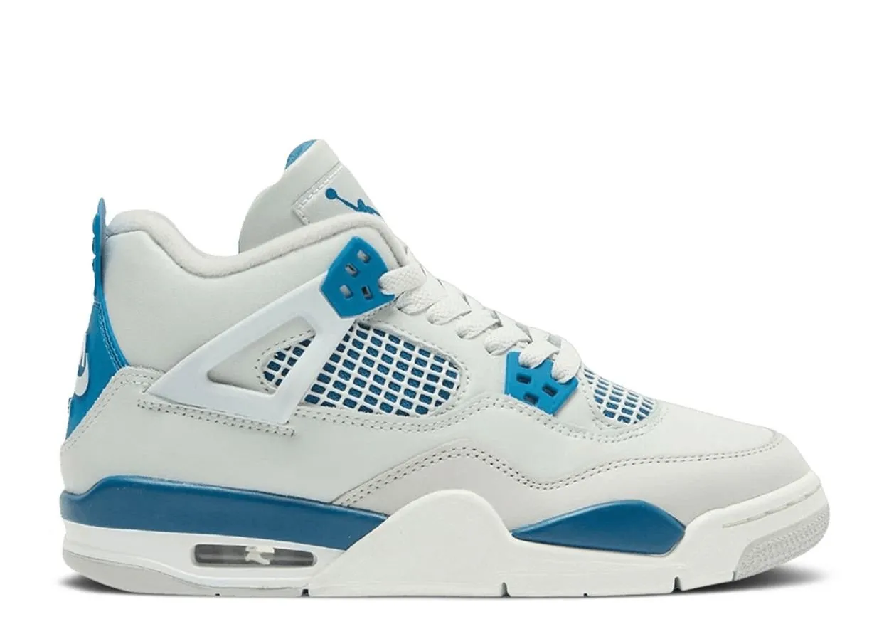 Durable Anti microbial Air Jordan 4 Military Blue (2024)