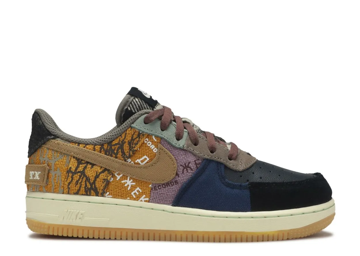 synthetic material Nike Air Force 1 Low Travis Scott Cactus Jack (PS)