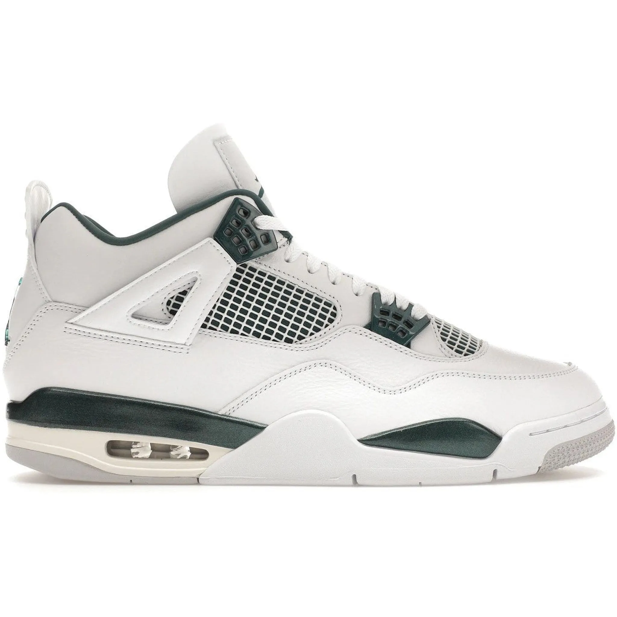 Jordan 4 Retro Oxidized Green Square Toe Design