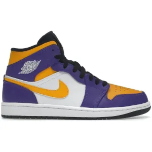 Jordan 1 Mid Lakers (2022) Timeless Style