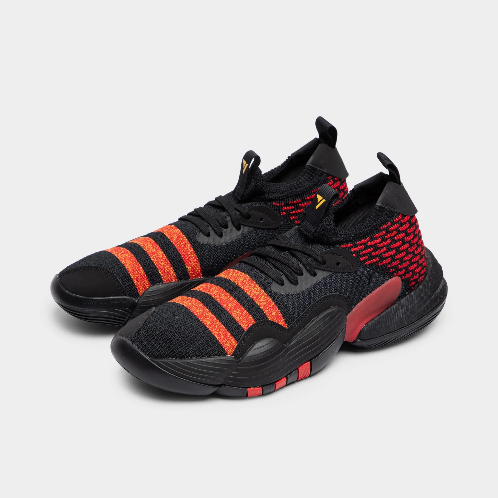 adidas Trae Young 2.0 Core Black / Better Scarlet - Bold Gold Modern Field Walk
