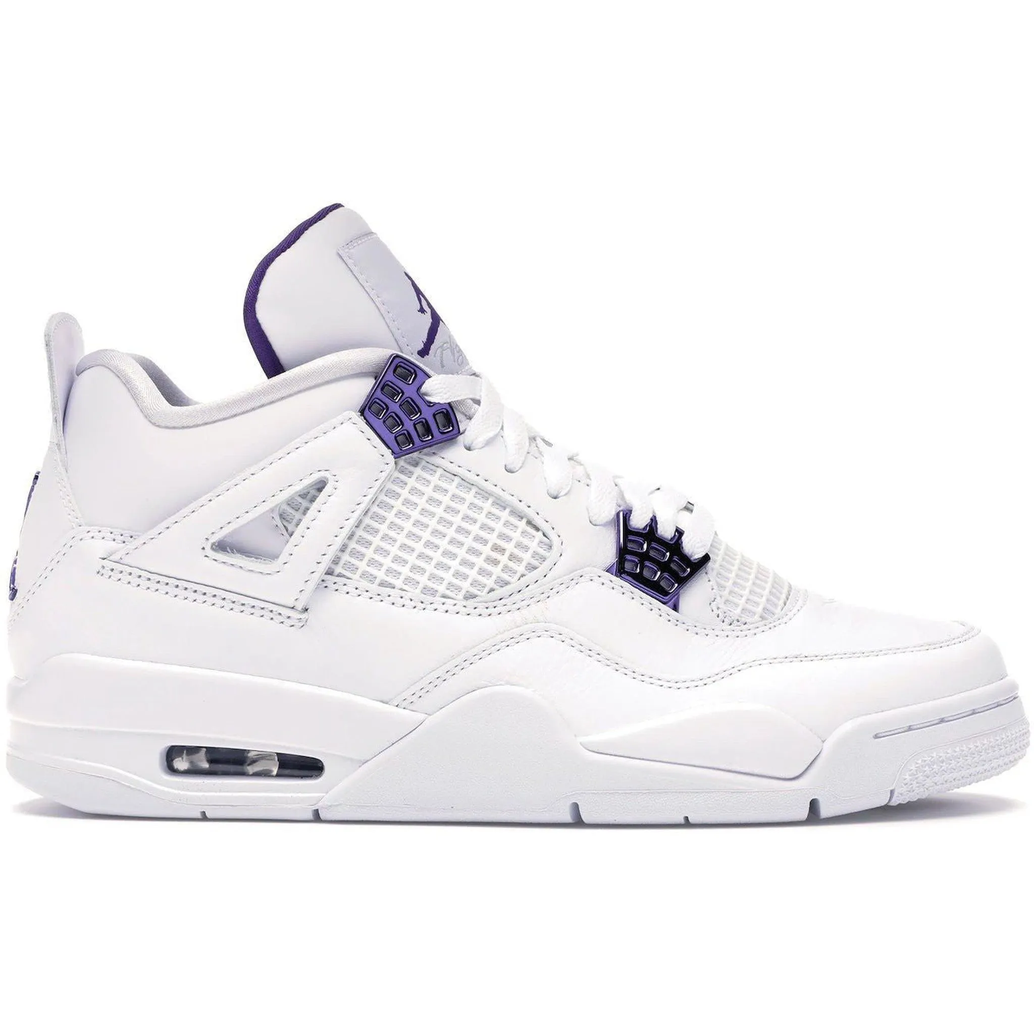 Jordan 4 Retro Metallic Purple Olive Tone Neutral Shade