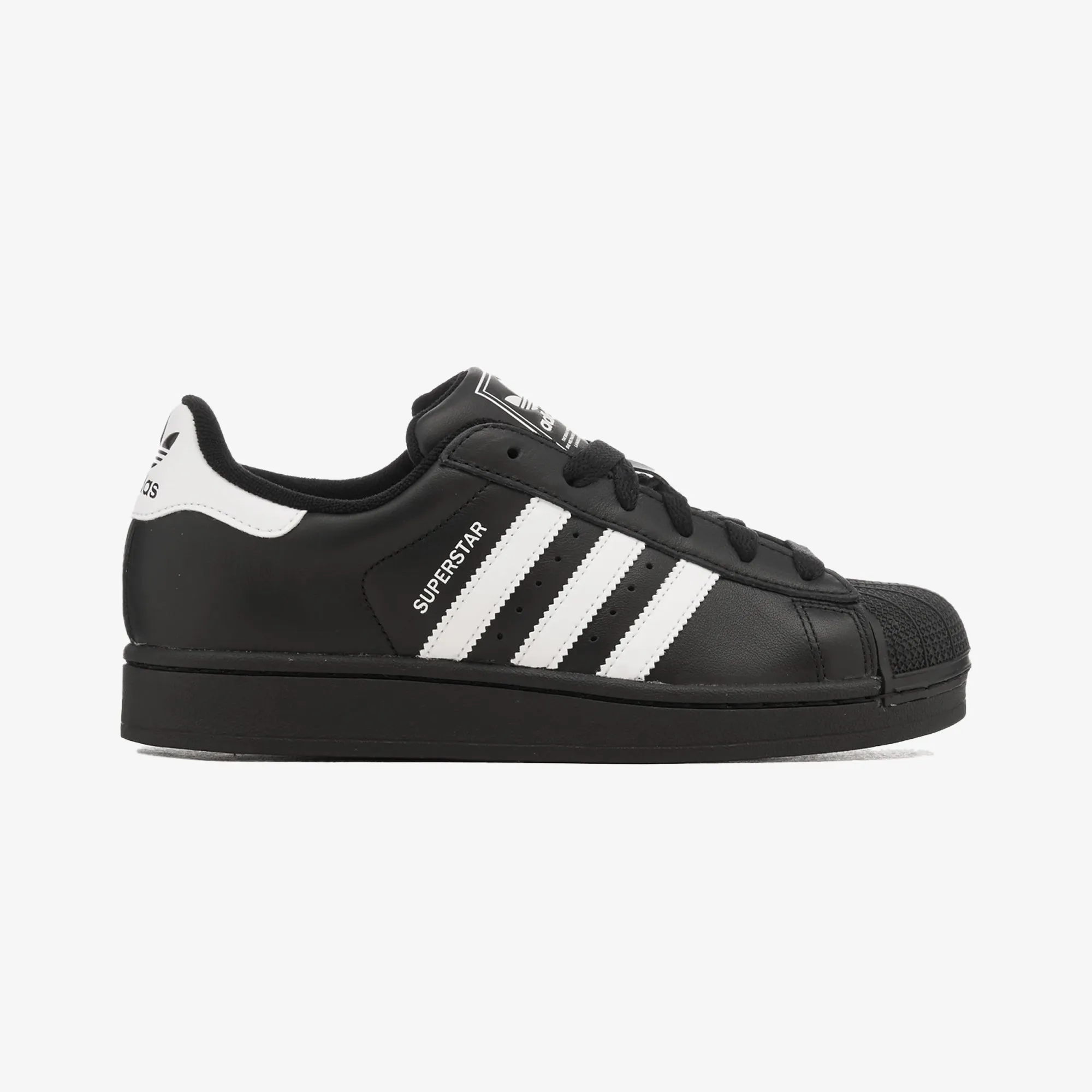 Adidas Originals | SUPERSTAR II { CORE BLACK/CLOUD WHITE/CORE BLACK lace up closure
