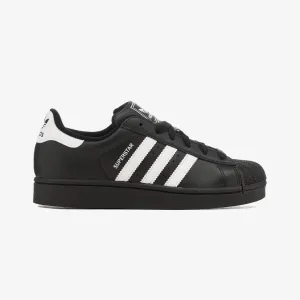 Adidas Originals | SUPERSTAR II { CORE BLACK/CLOUD WHITE/CORE BLACK lace up closure