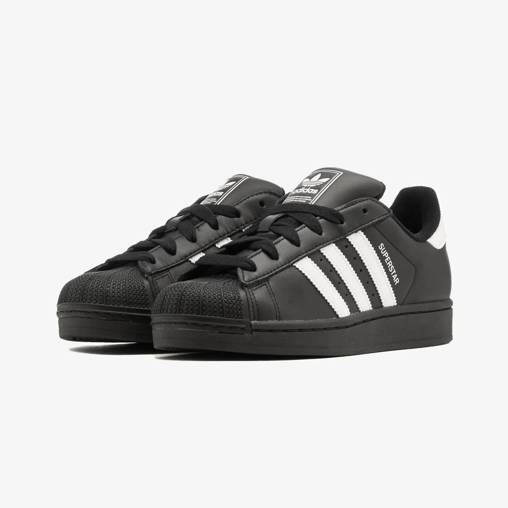 Adidas Originals | SUPERSTAR II { CORE BLACK/CLOUD WHITE/CORE BLACK City Light Supportive sole