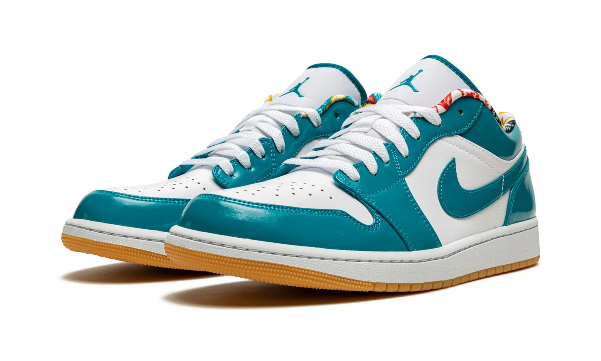 Light Core Bright tone Air Jordan 1 Low Barcelona Cyber Teal