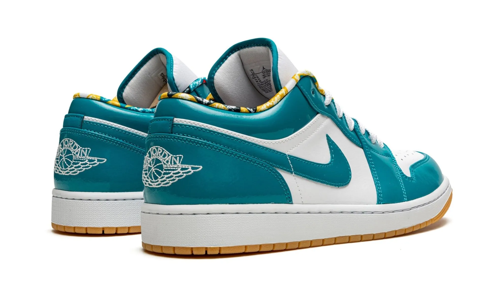 Air Jordan 1 Low Barcelona Cyber Teal Icon Walk