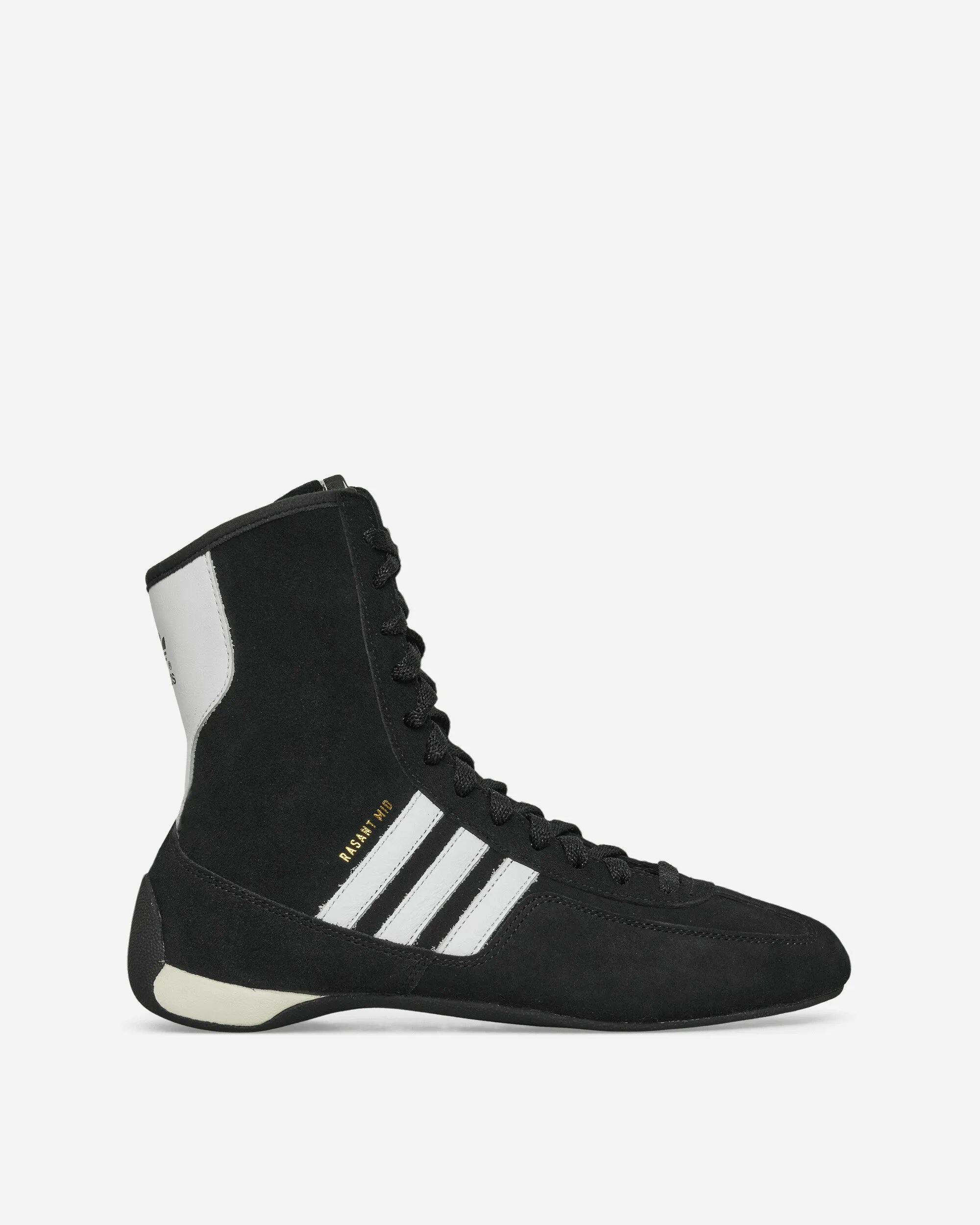 Women's Rasant Mid Sneakers Core Black / Cloud White Gloss Finish Step Ahead
