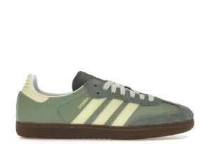 Adidas Samba OG Silver Green Legend Ivy supportive insole Pump Style
