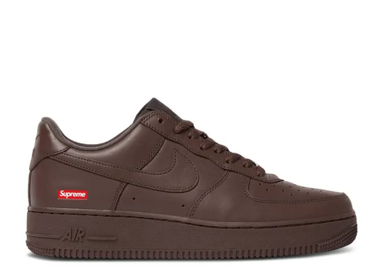 Smooth glide Drill Hike Nike Air Force 1 Low Supreme Baroque Brown